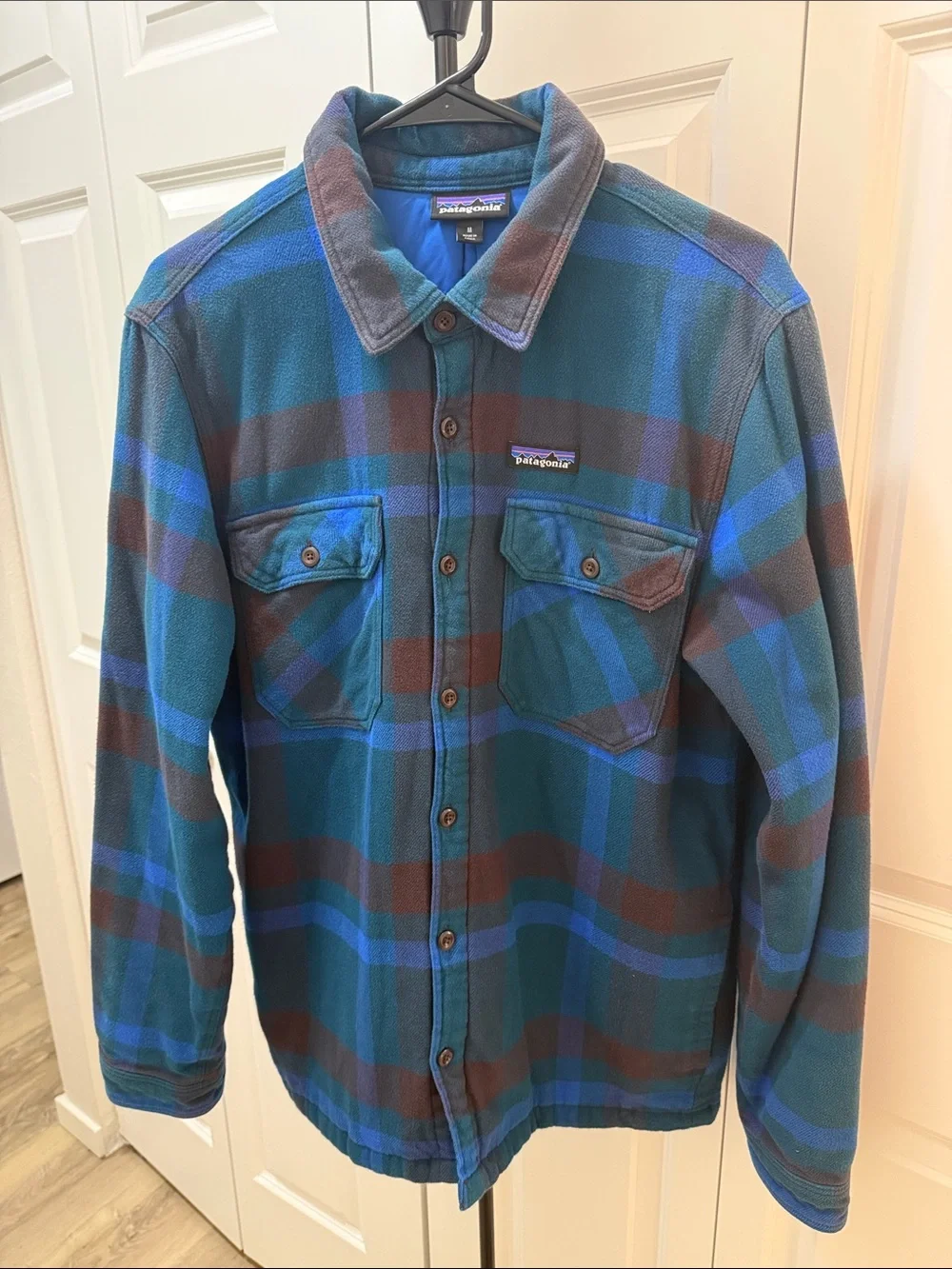 Patagonia Men's Lightweight Insulated Fjord Flannel Shirt